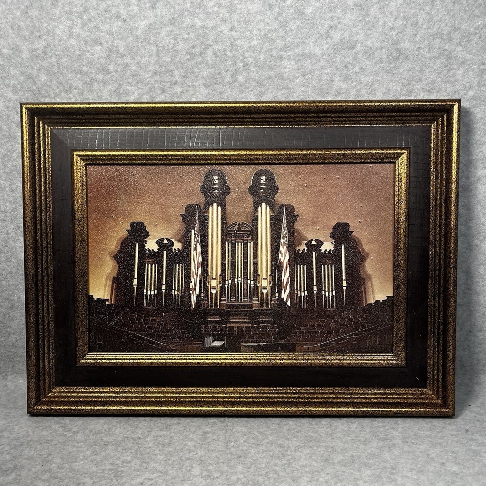 Mormon Tabernacle Pipe Organ Salt Lake City Framed Art LDS‎ Temple Square